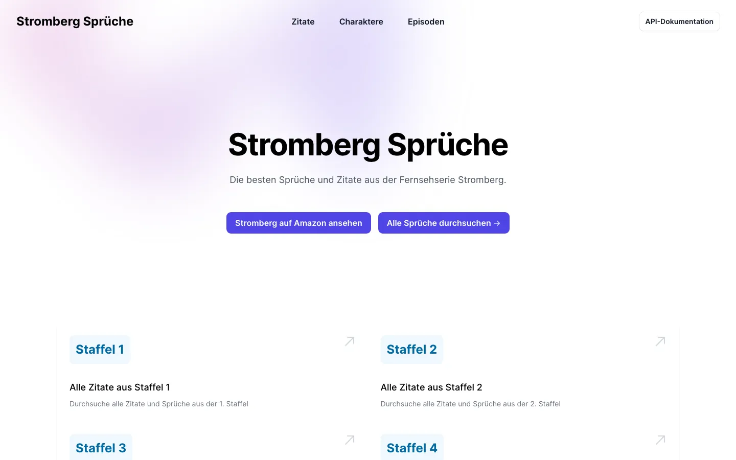 Live-Ansicht von stromberg-api.de, aufgenommen am 21.10.2026